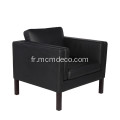 Fauteuil en cuir Mogensen Replica